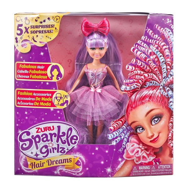 Sparkle Girlz Hair Dreams - Кукла с 5 изненади